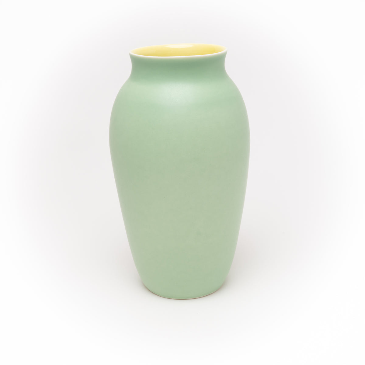 Porzellanvase bauchig bunt 19