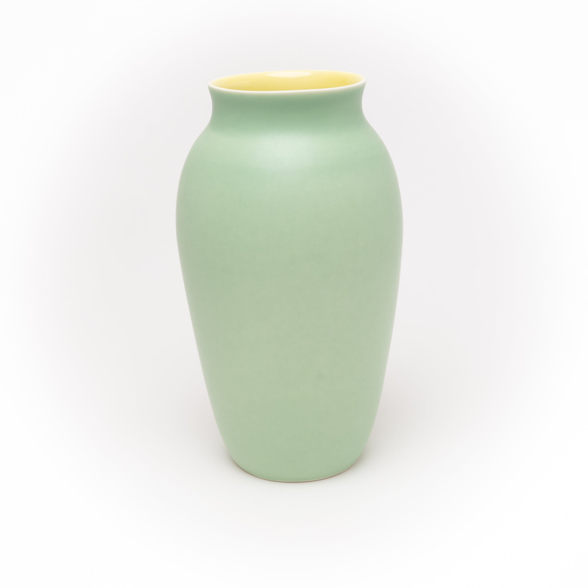 Porzellanvase bauchig bunt 19