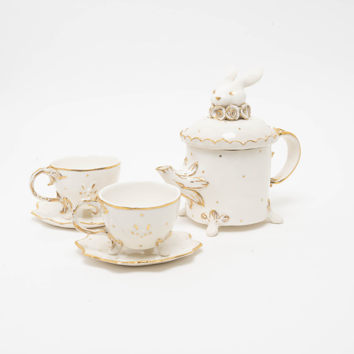 Teapot &quot;Alice&quot; from porcelain
