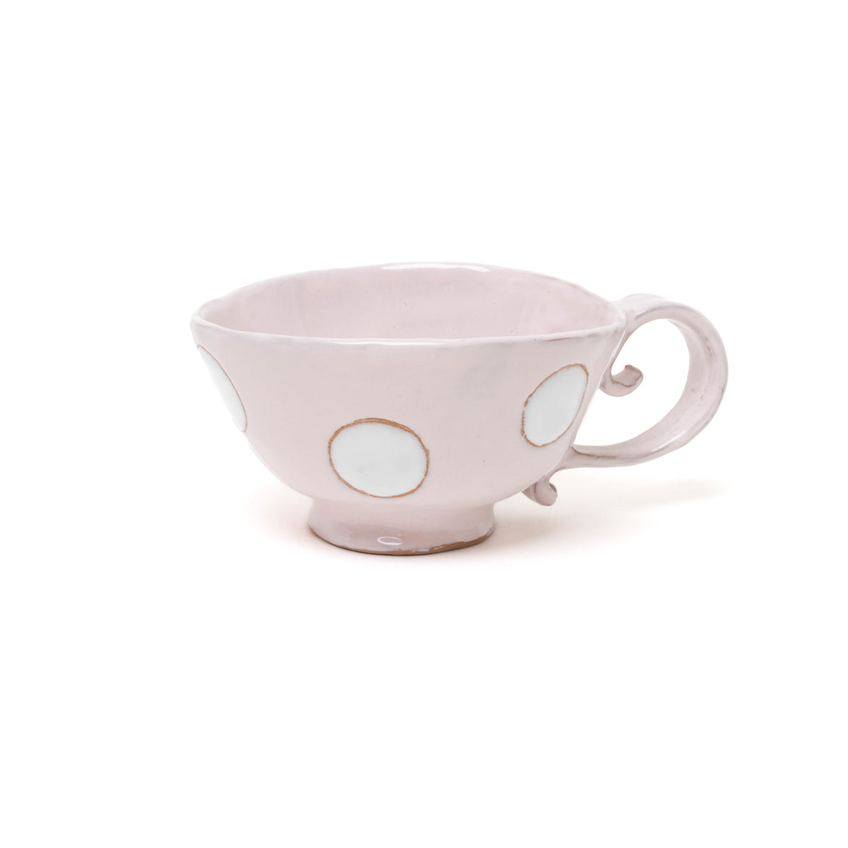 Große Tee-/Kaffeetasse aus Ton