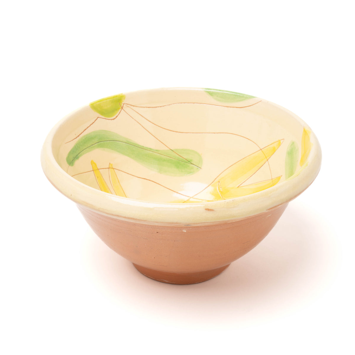 Tiefe Schüssel, handbemalt, Unikat