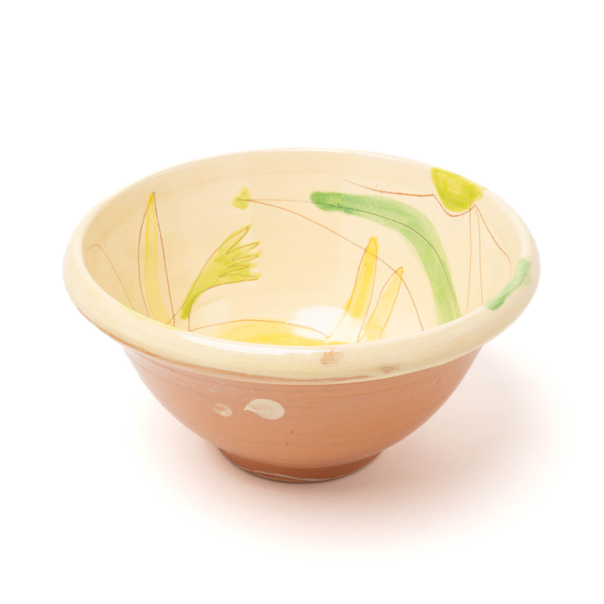 Tiefe Schüssel, handbemalt, Unikat