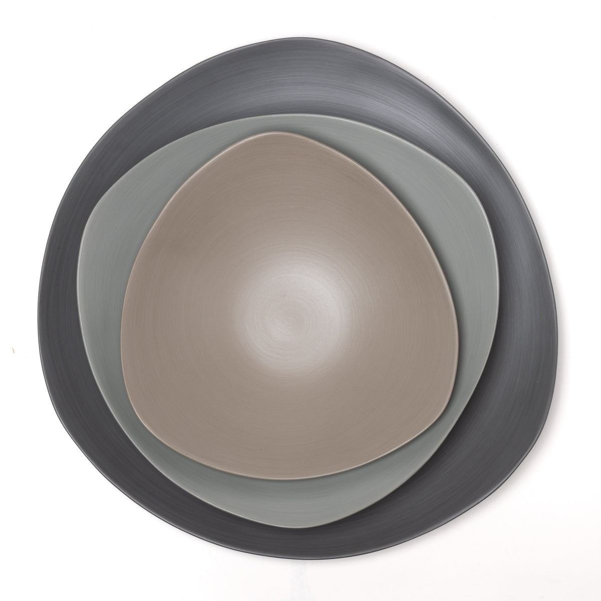 Bowl "triangolo", light brown