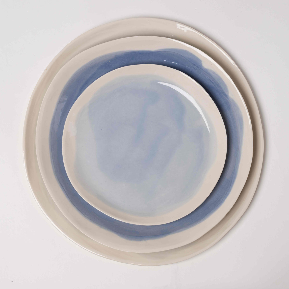 Dessert plate D20,  light blue C 13