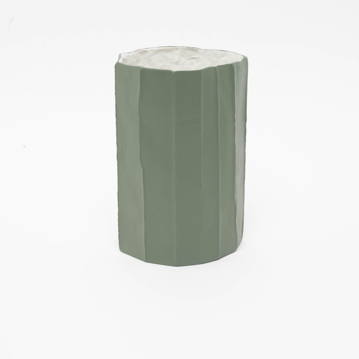 Gardenia Vase paperclay D12 H21, D1