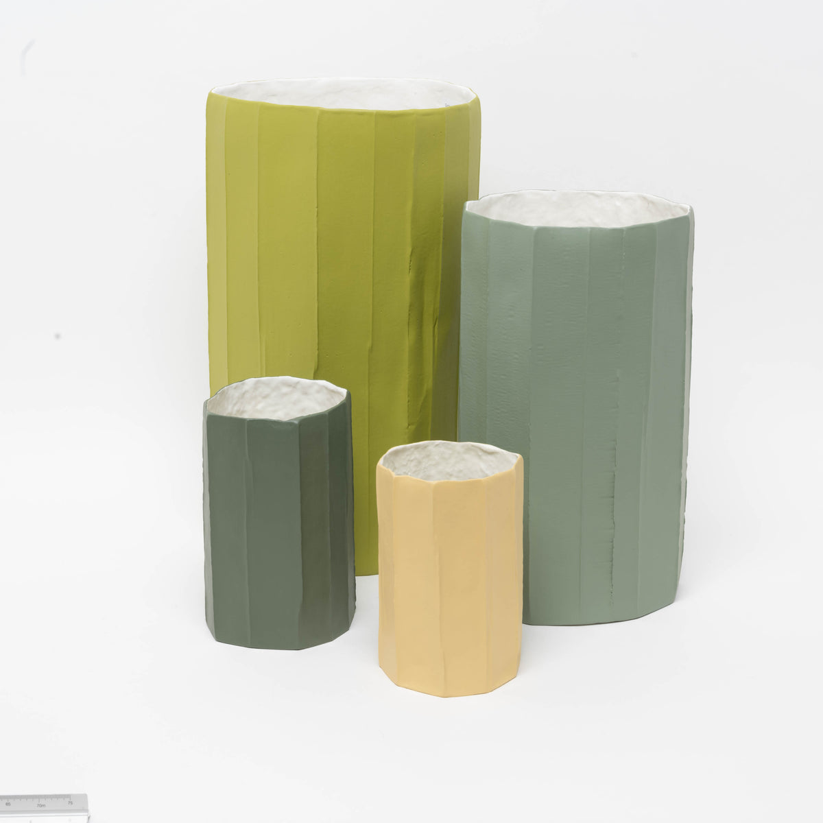 Vaso Cactus in paperclay H60