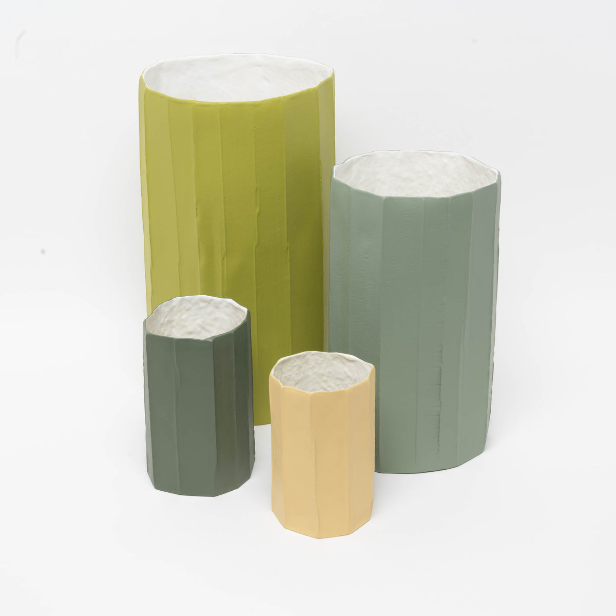 Gardenia Vase paperclay D16 H30, C2