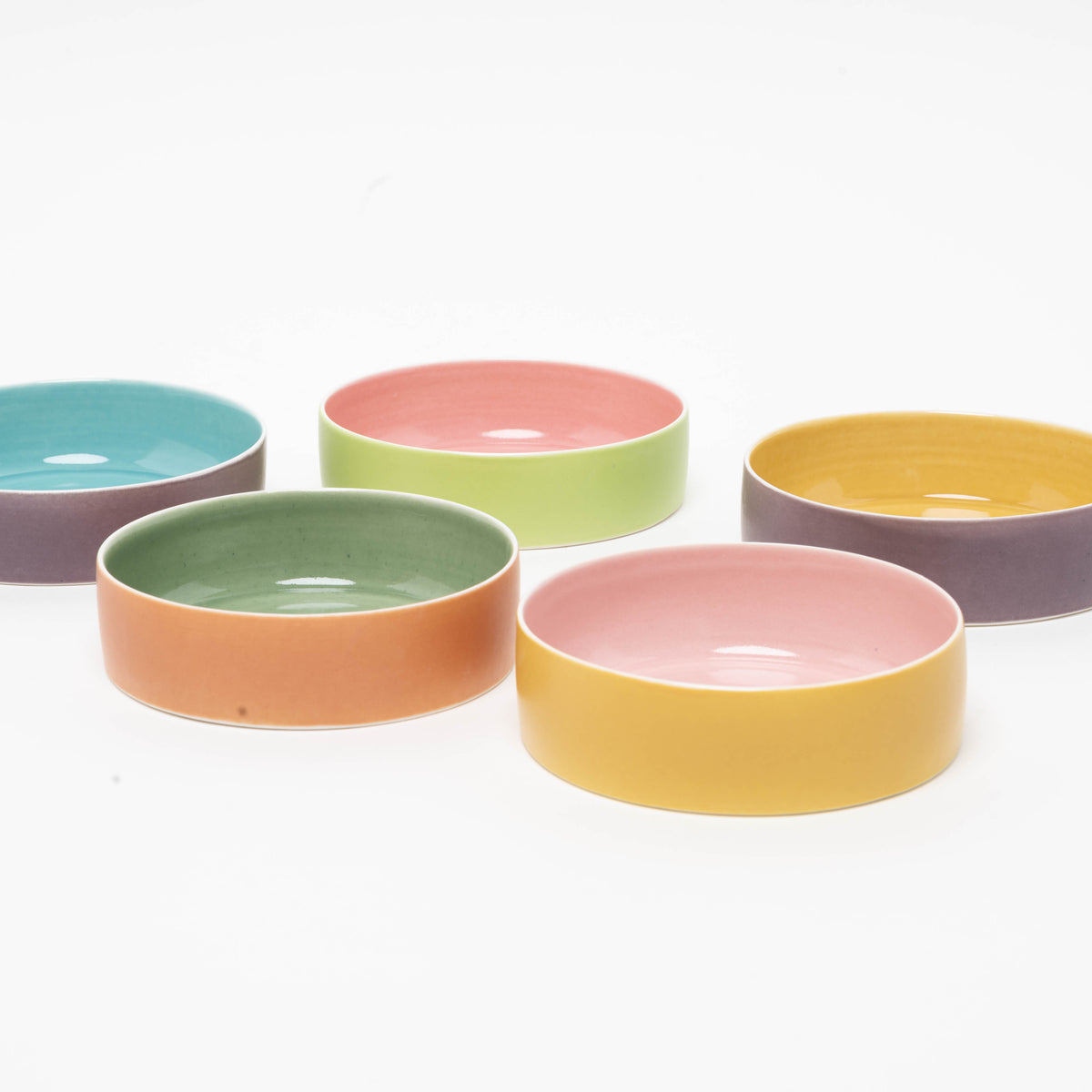 Schalen zylindrisch D 12cm, bunt