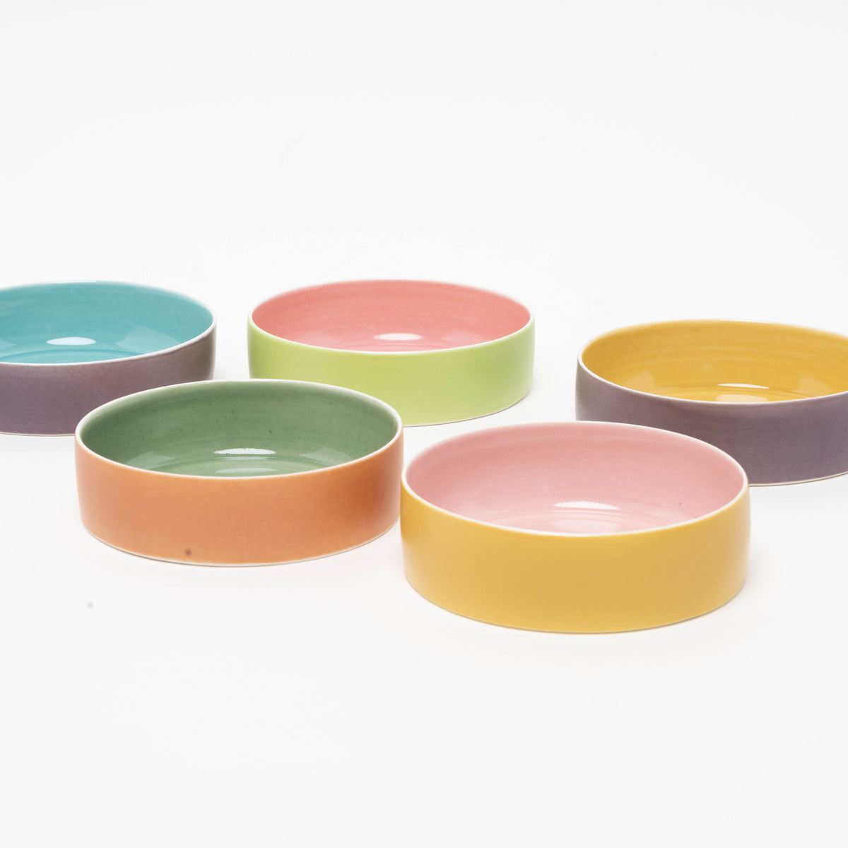 Schalen zylindrisch D 12cm, bunt