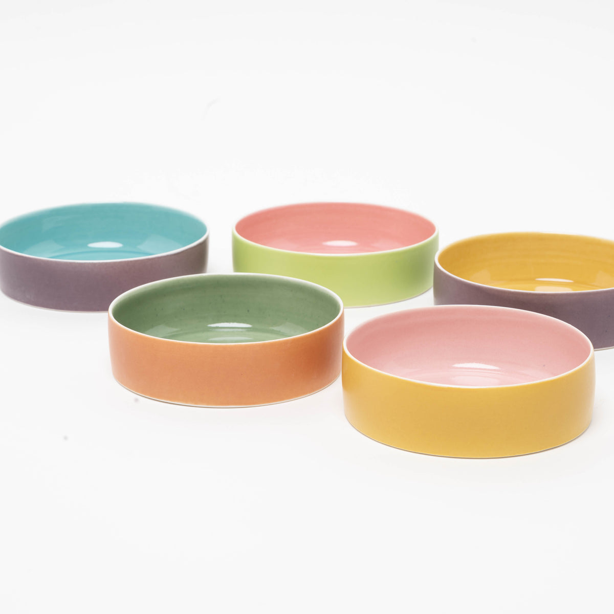 Schalen zylindrisch D 12cm, bunt