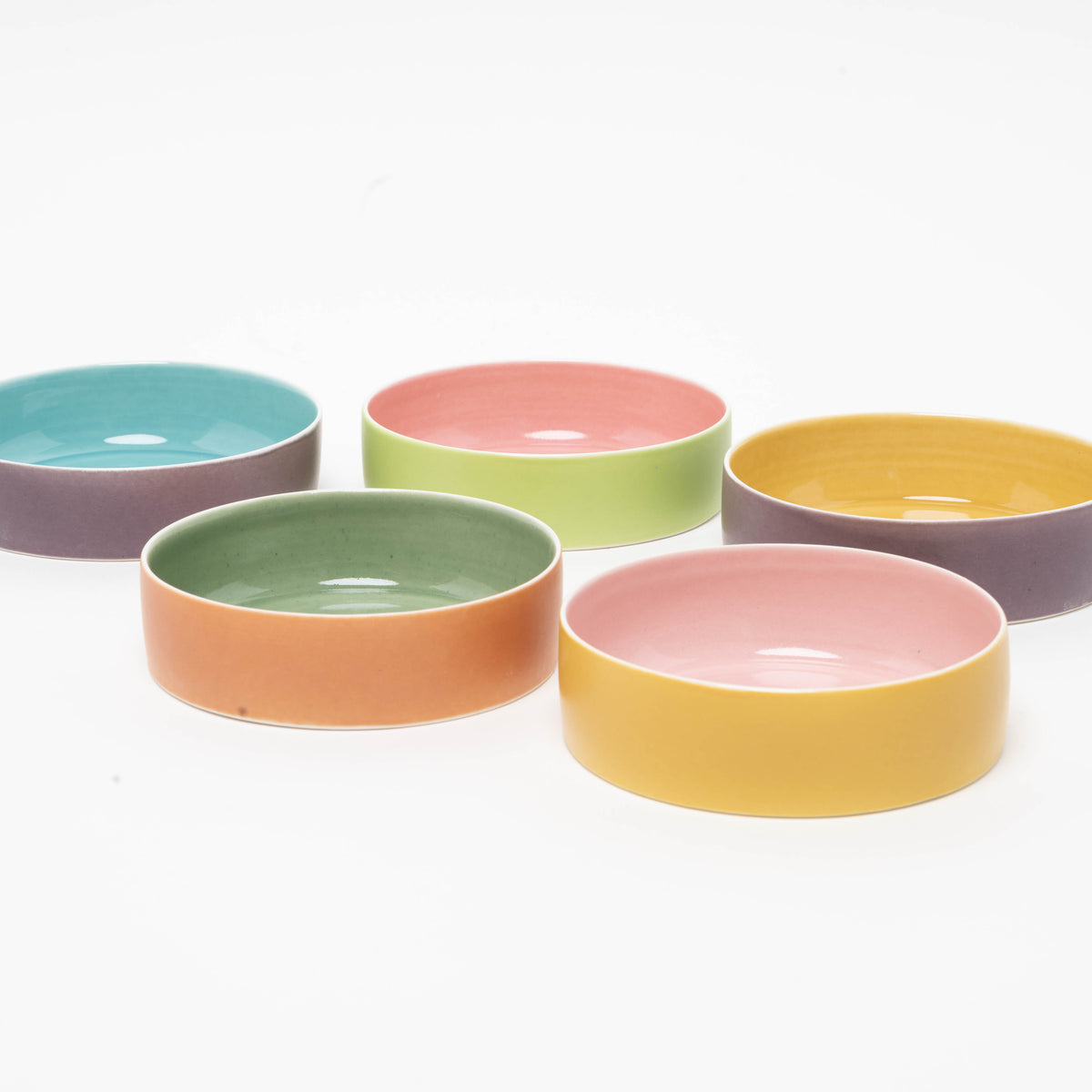 Schalen zylindrisch D 12cm, bunt