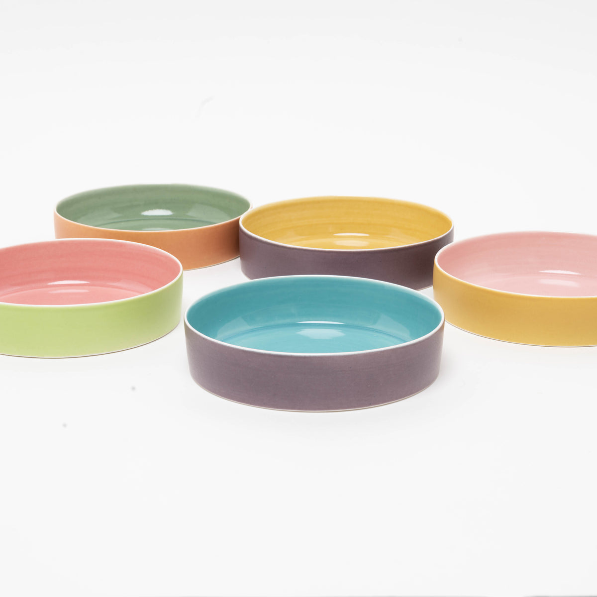 Schalen zylindrisch D 14cm, bunt