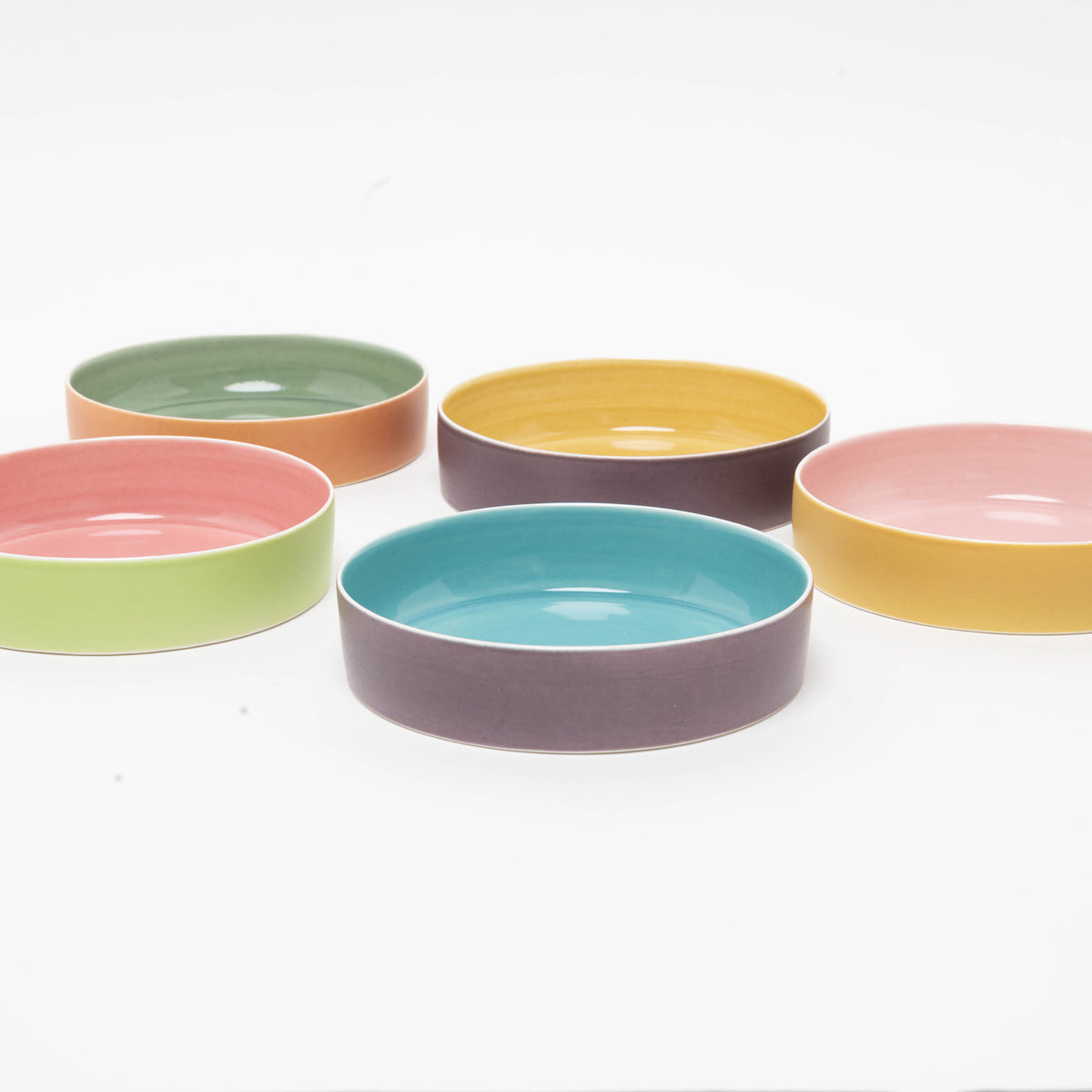 Schalen zylindrisch D 14cm, bunt