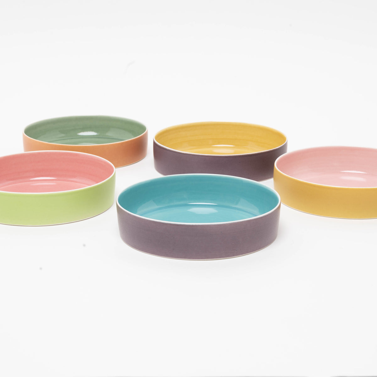 Schalen zylindrisch D 14cm, bunt