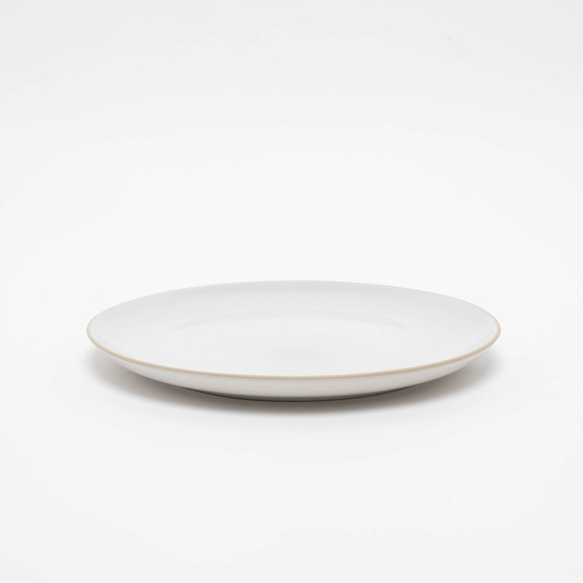 Assiete plate blanc, D25