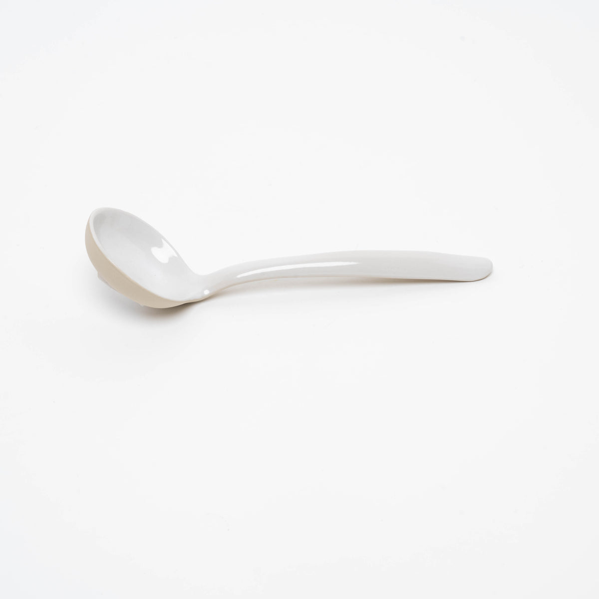 Louche grand blanc long, 27 cm 