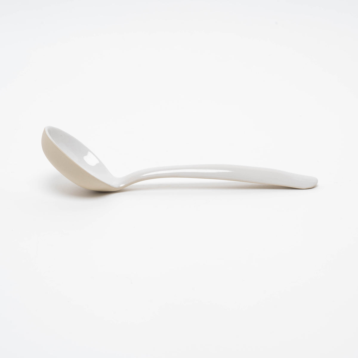 Louche grand blanc long, 27 cm 
