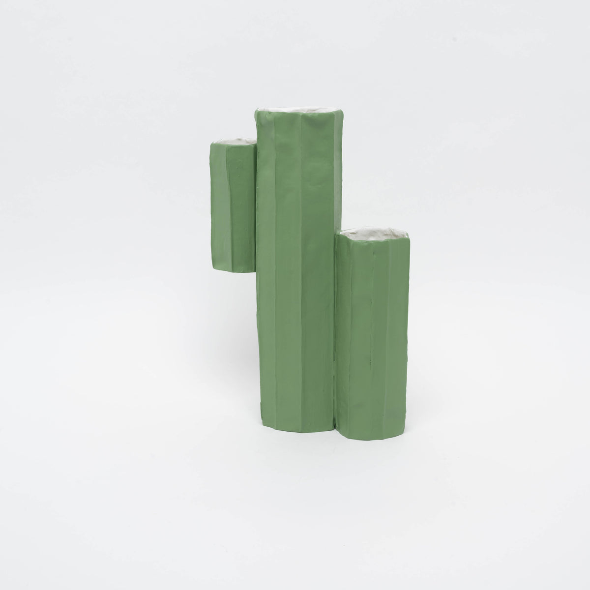 Cactus Vase paperclay H 35