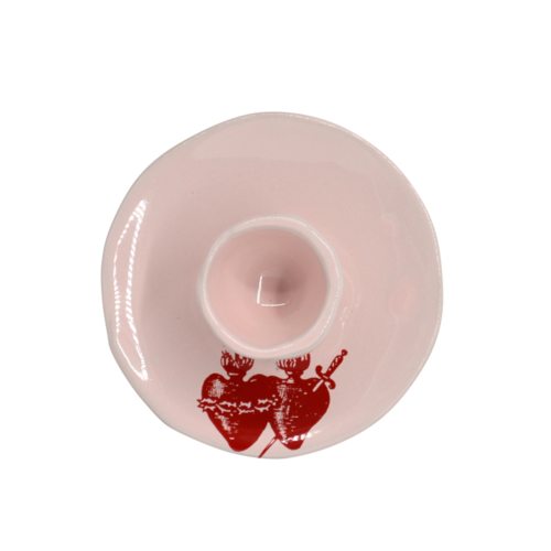 PRAKTISCH Eierbecher mit Tellerchen, rosa