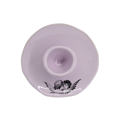 PRAKTISCH Eierbecher mit Tellerchen, lila