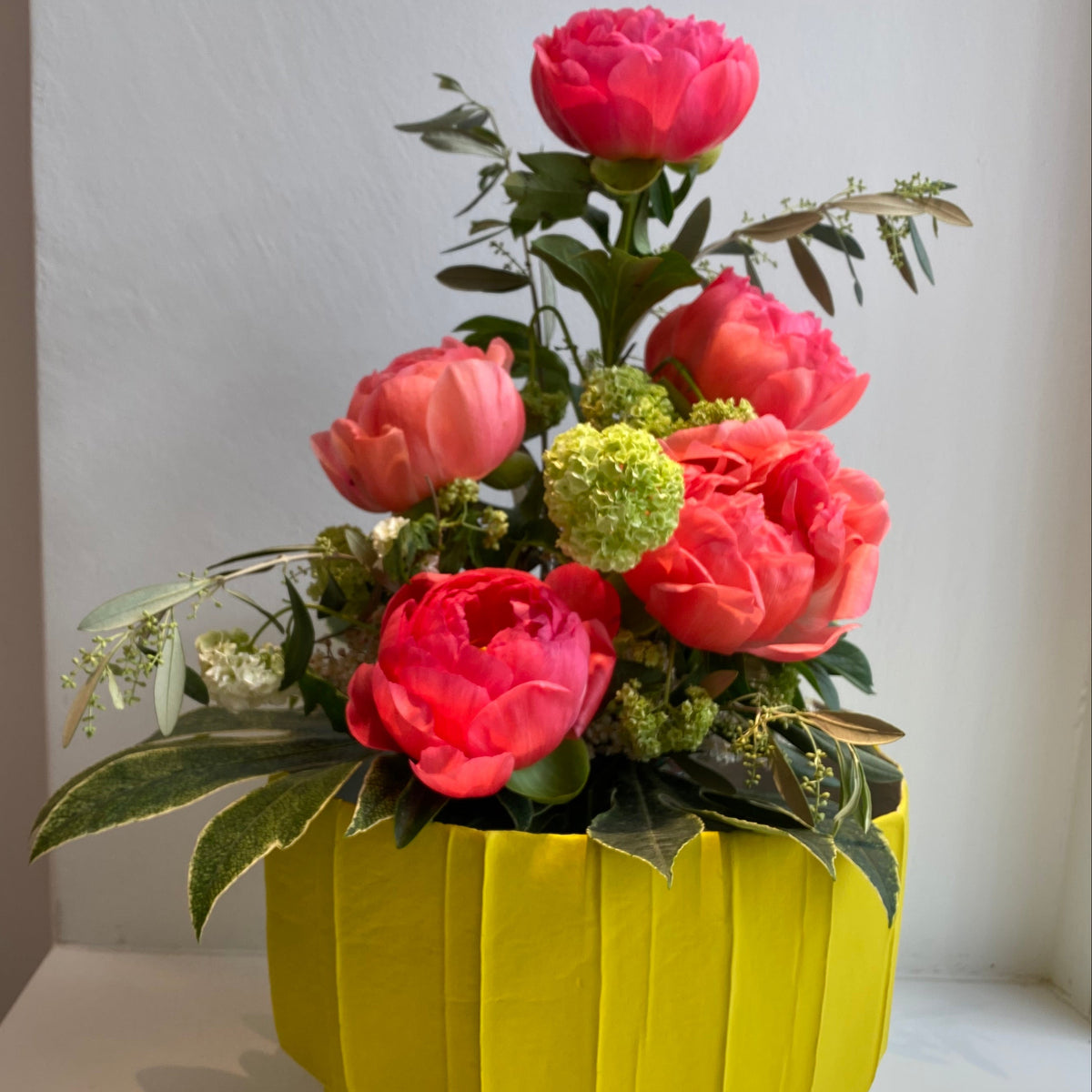 Ninfea tall, bowl paperclay, D24 H18