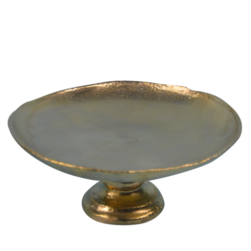 SLUMBERLAND Kuchenteller Luckau &#39;de Luxe&#39;, goldmatt