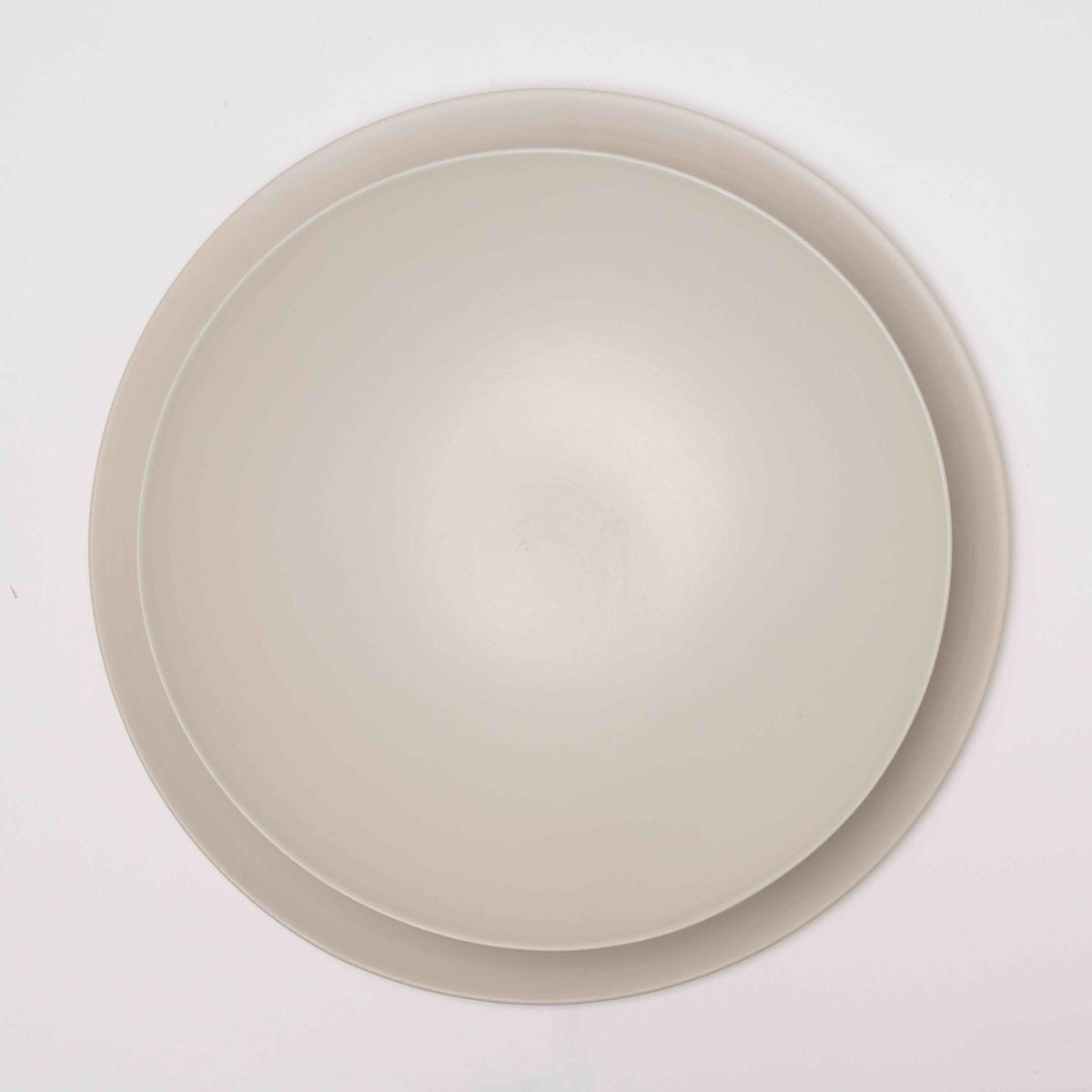 Soup plate round peel, linen