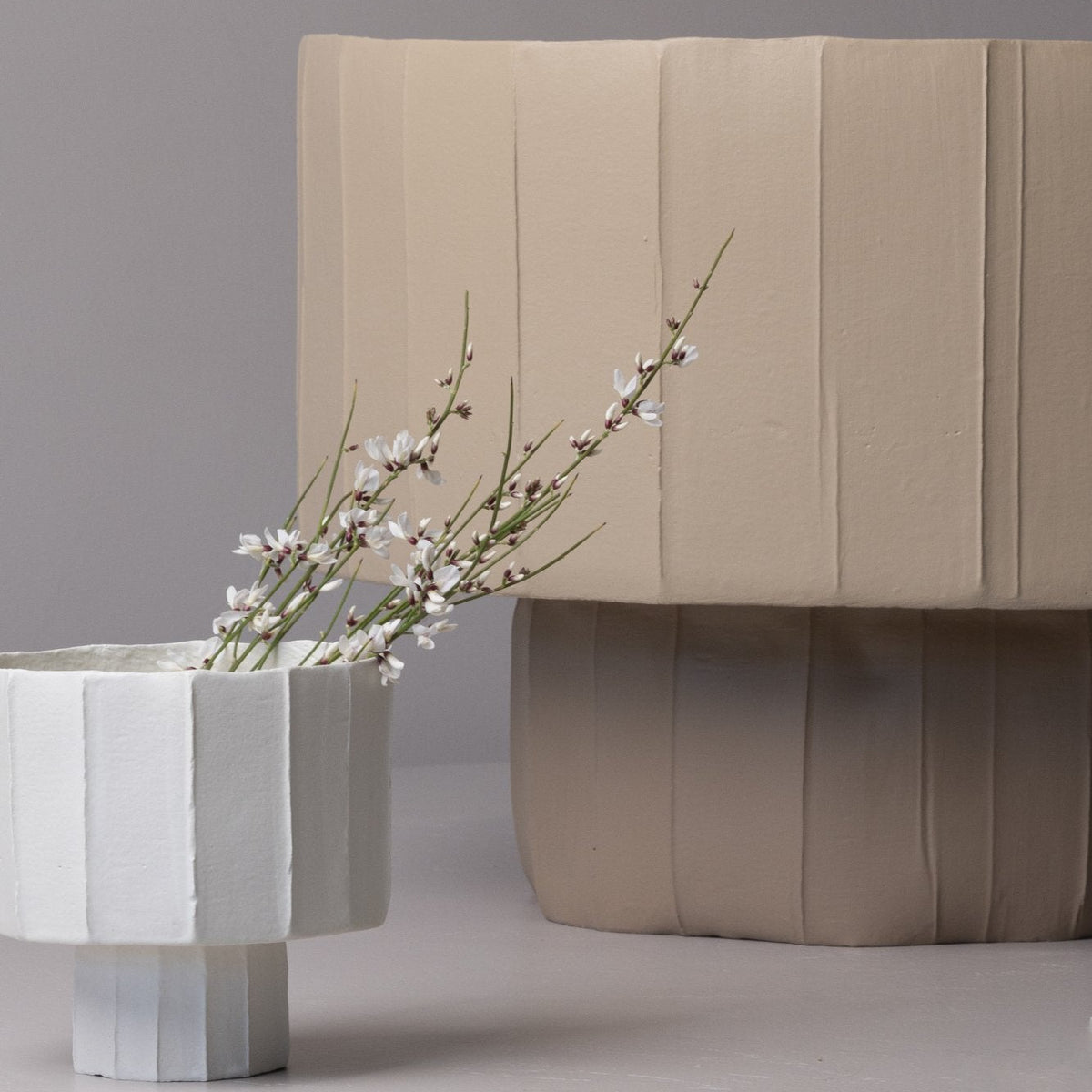 Coppa ninfea paperclay, D 12, H 10