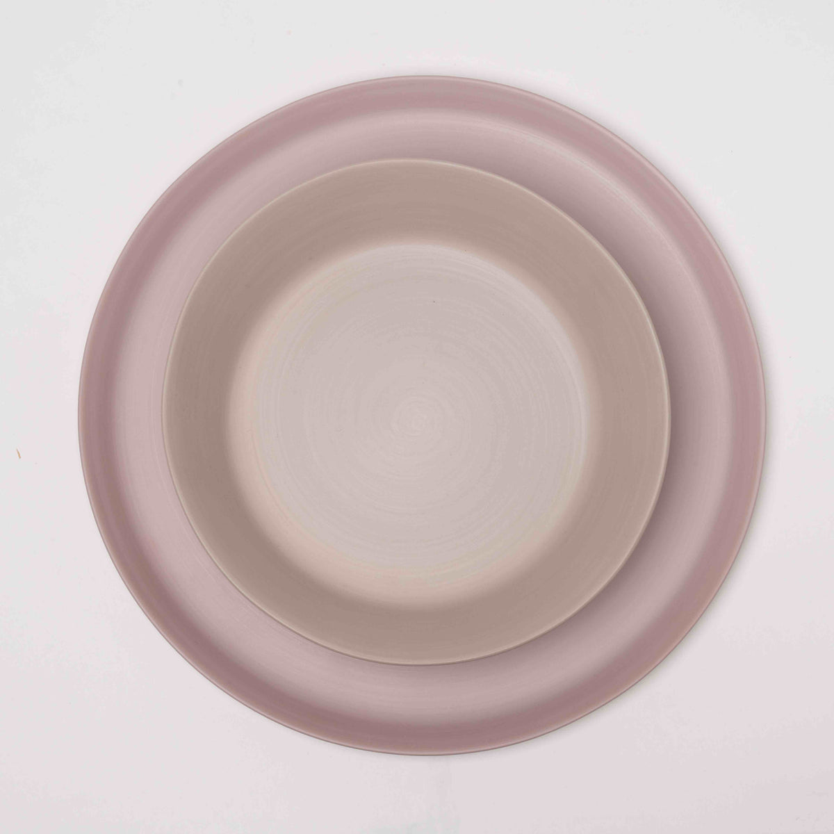 Soup plate splash, turtledove