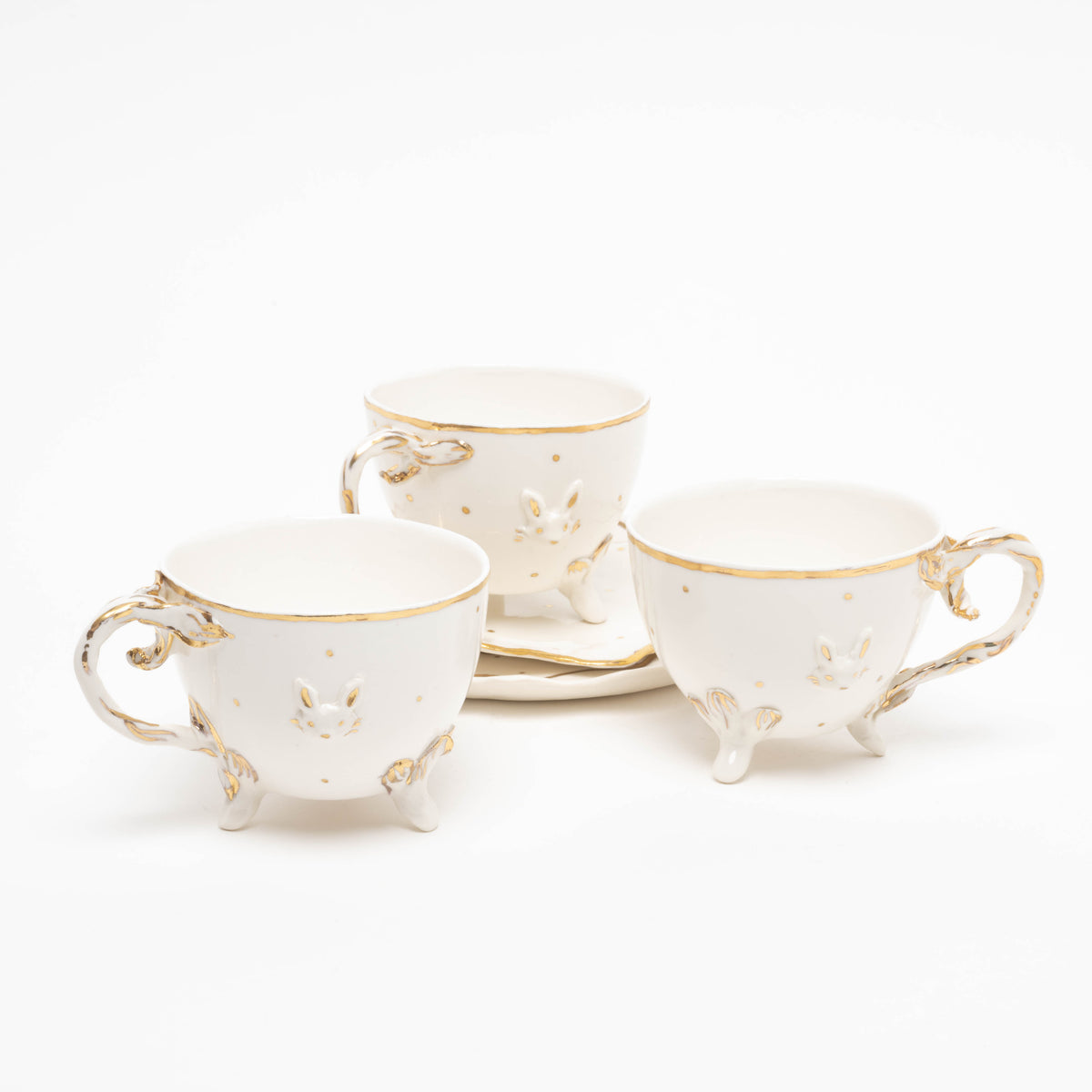 Porcelain tea cup &quot;Alice&quot;, white
