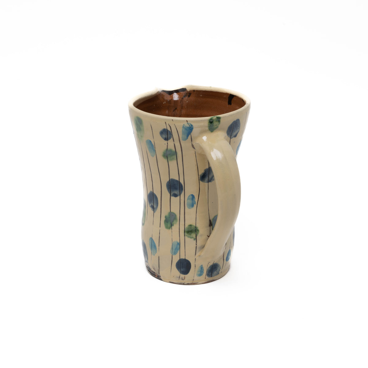 Jug, hand painted