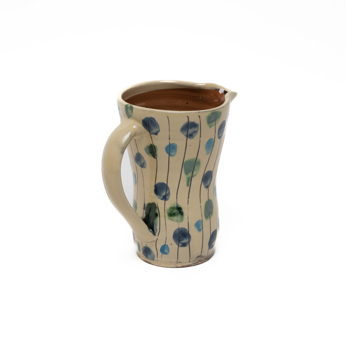 Jug, hand painted