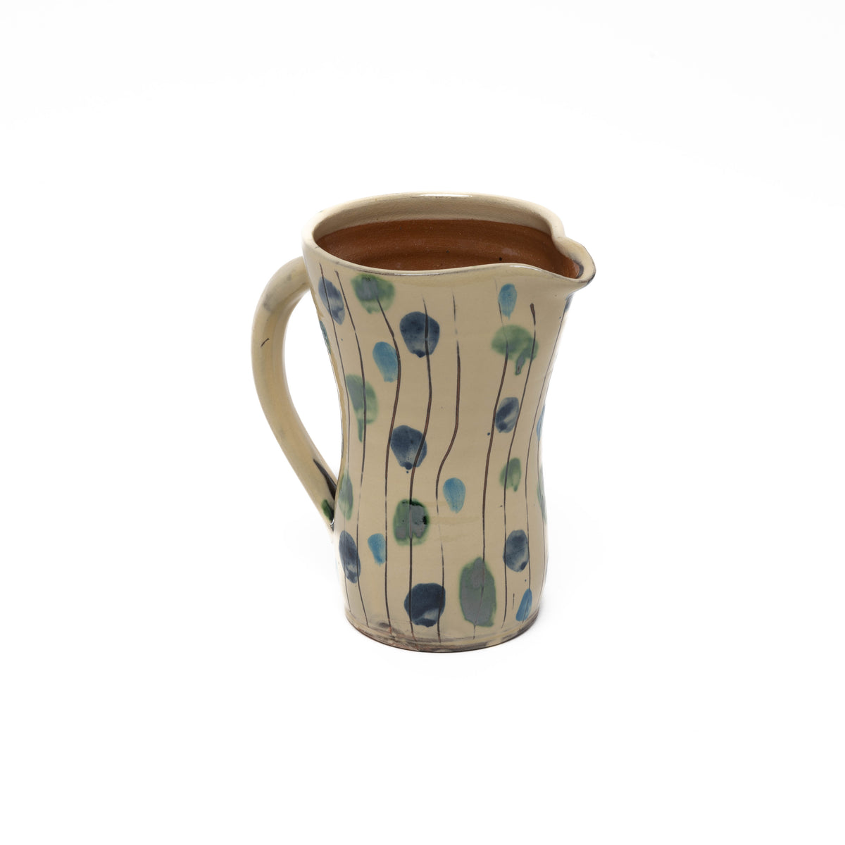 Jug, hand painted