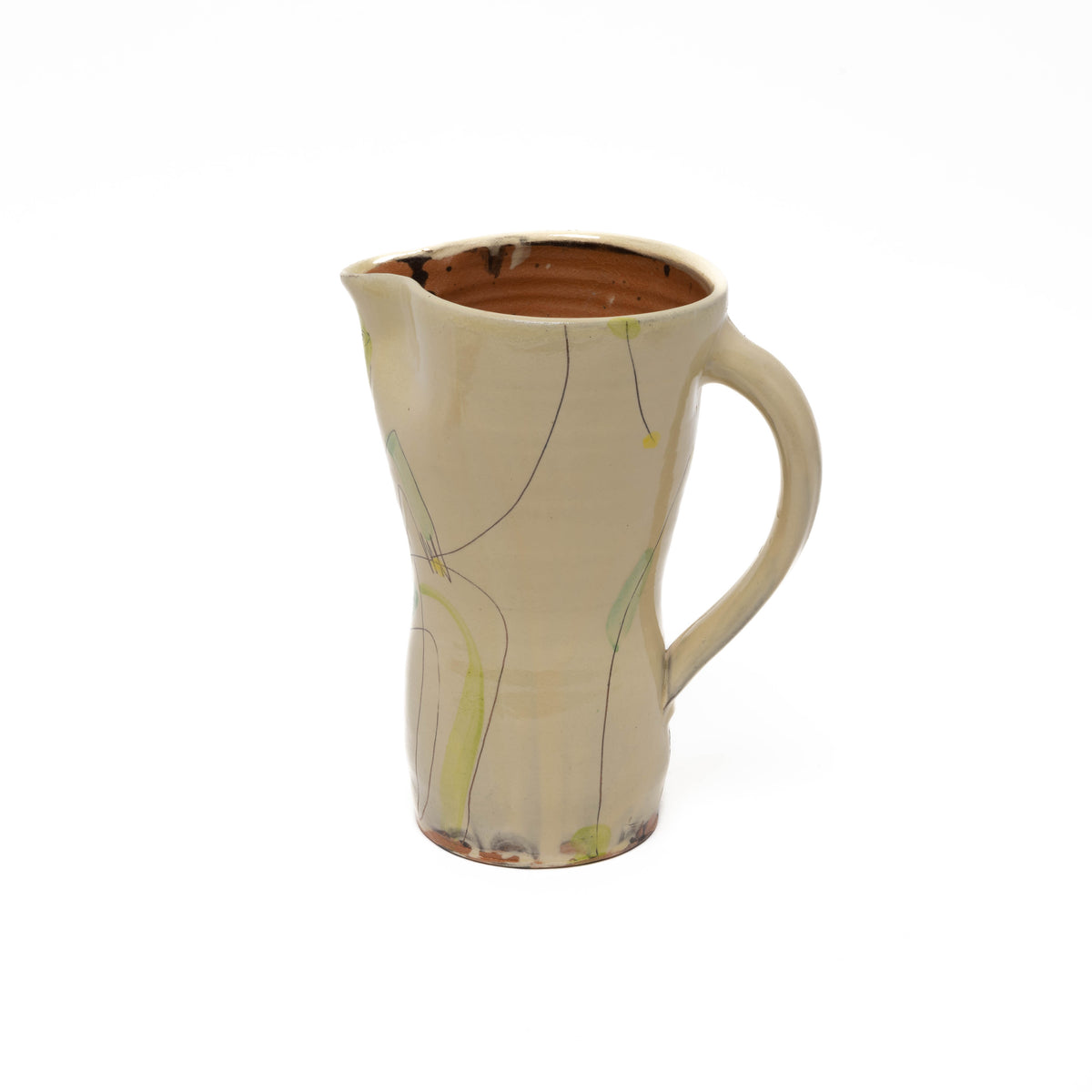 Jug, hand painted