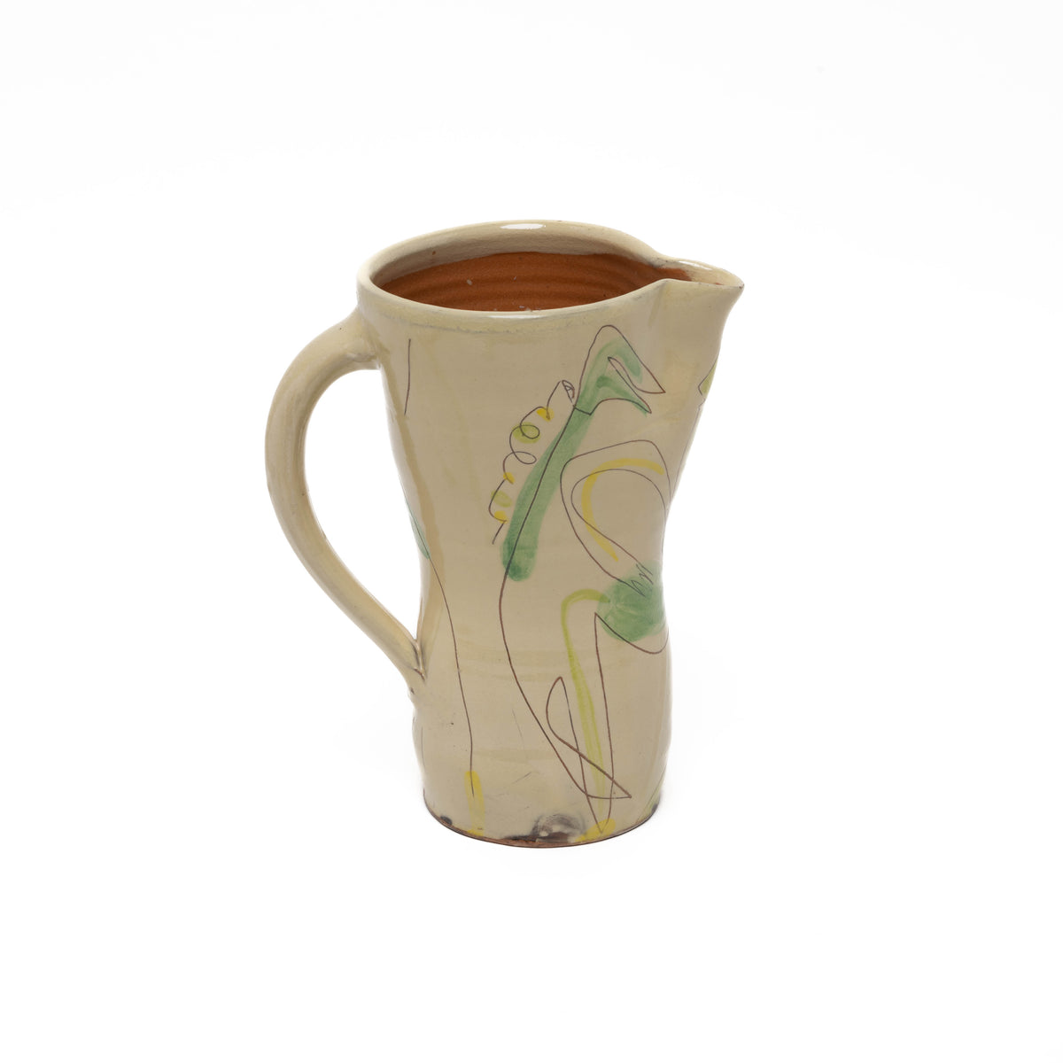 Jug, hand painted