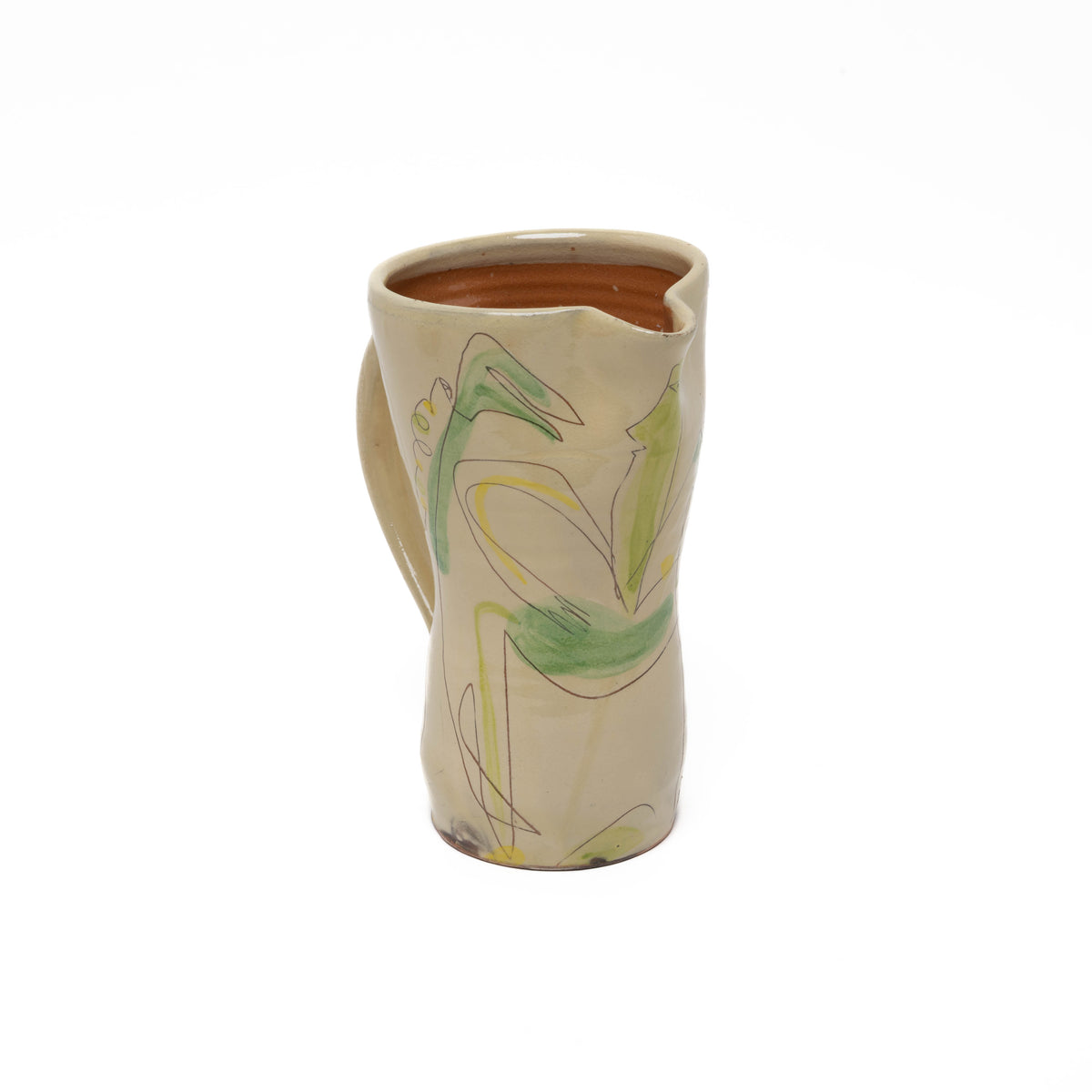 Jug, hand painted