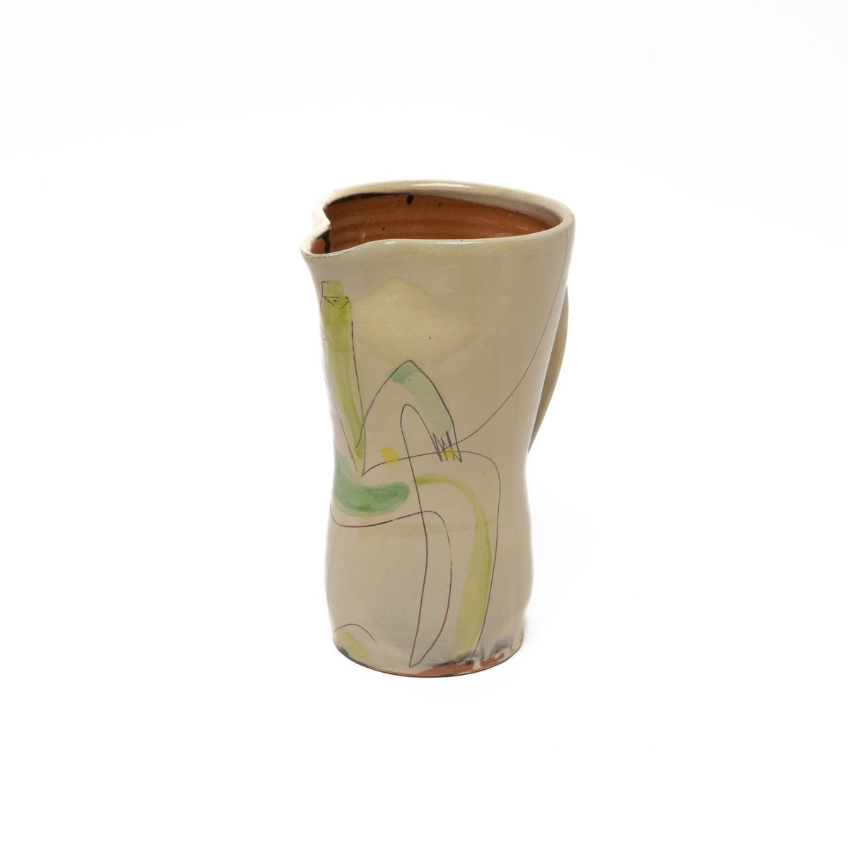 Jug, hand painted