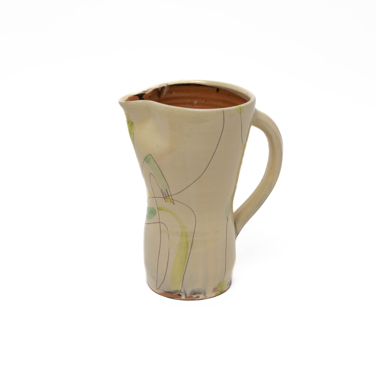 Jug, hand painted