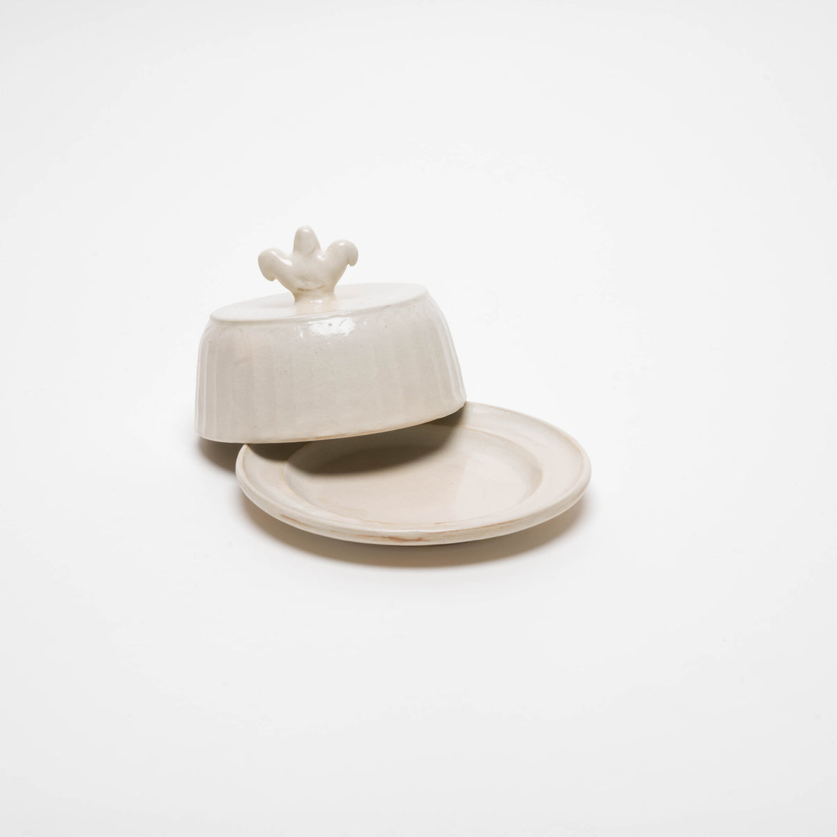 Butter dish round, small