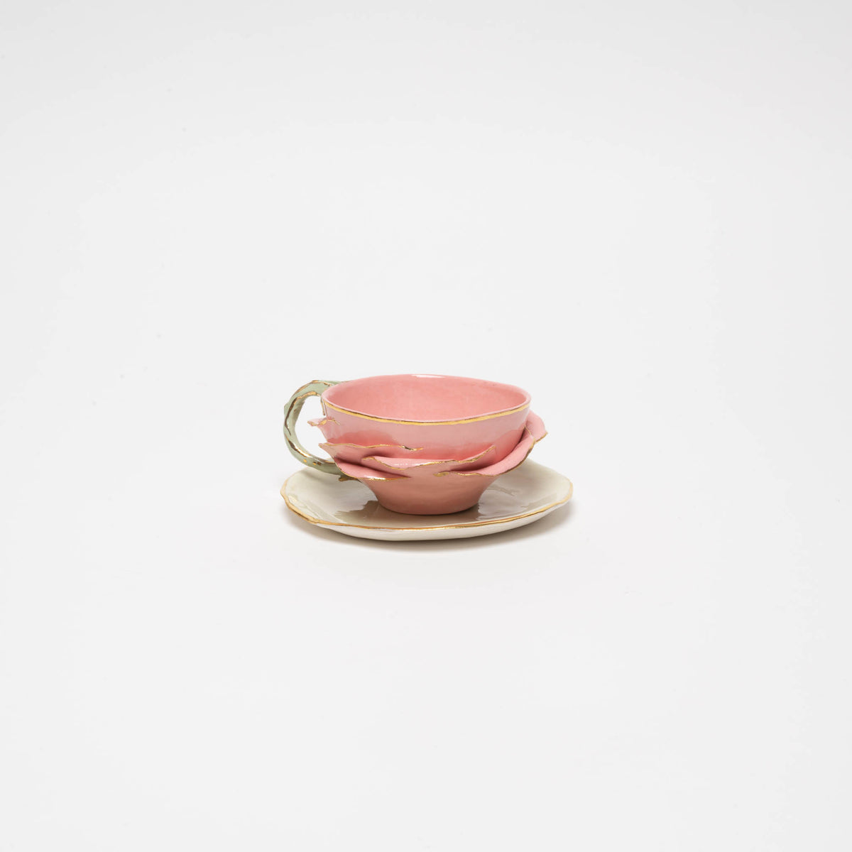 Saucer tea / coffee cup &quot;Rose