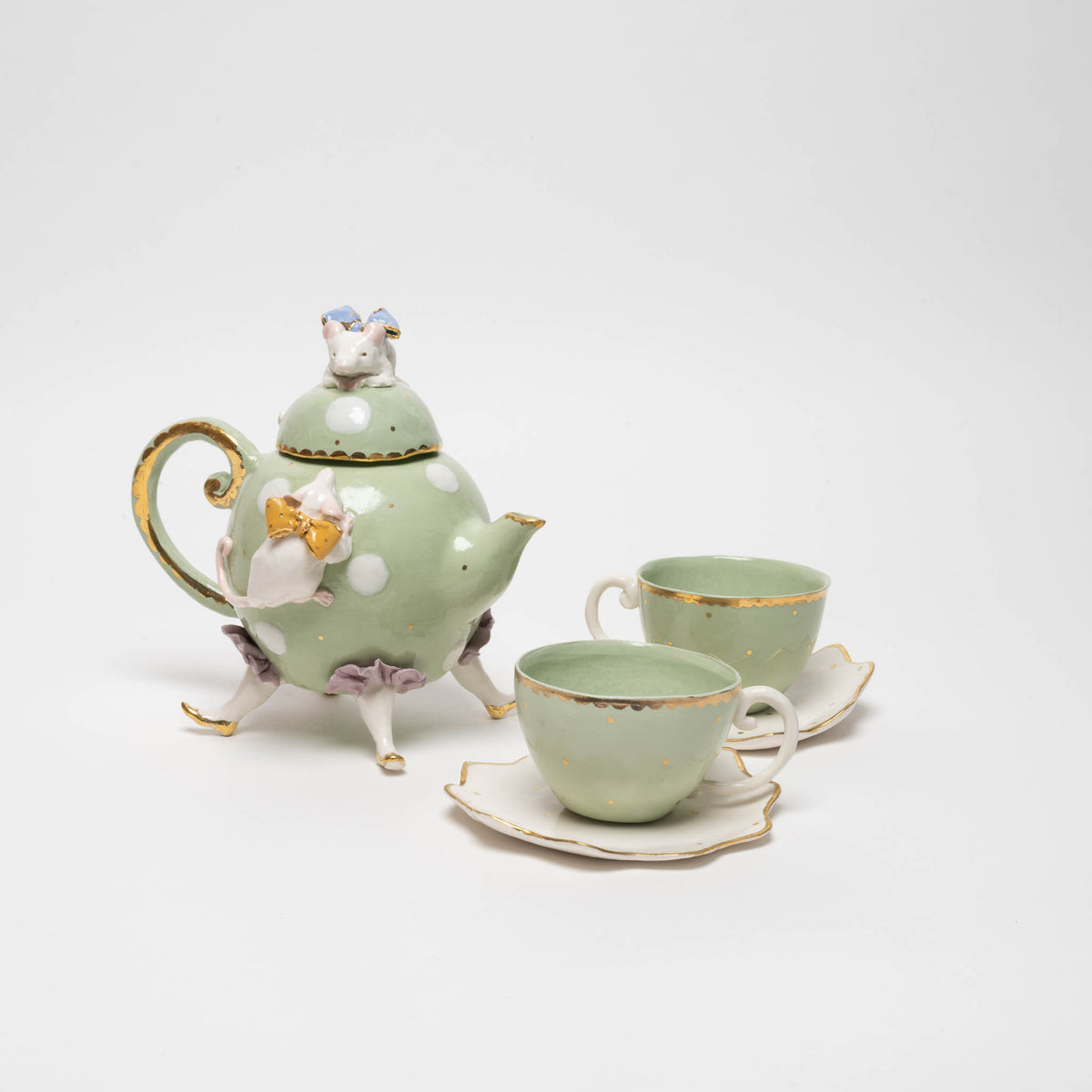 Tee-/Kaffeetasse &quot;Topolino&quot;, grün