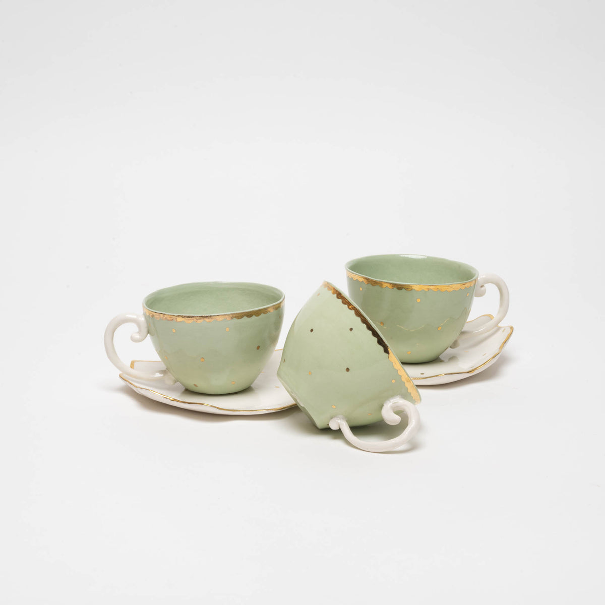 Tea/coffee cup &quot;Topolino&quot;, green