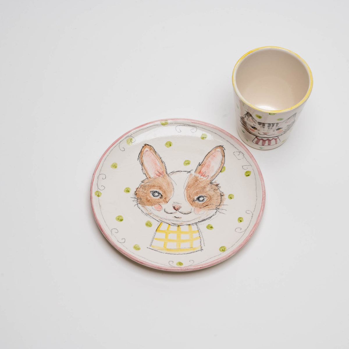 Children mug, hand painted