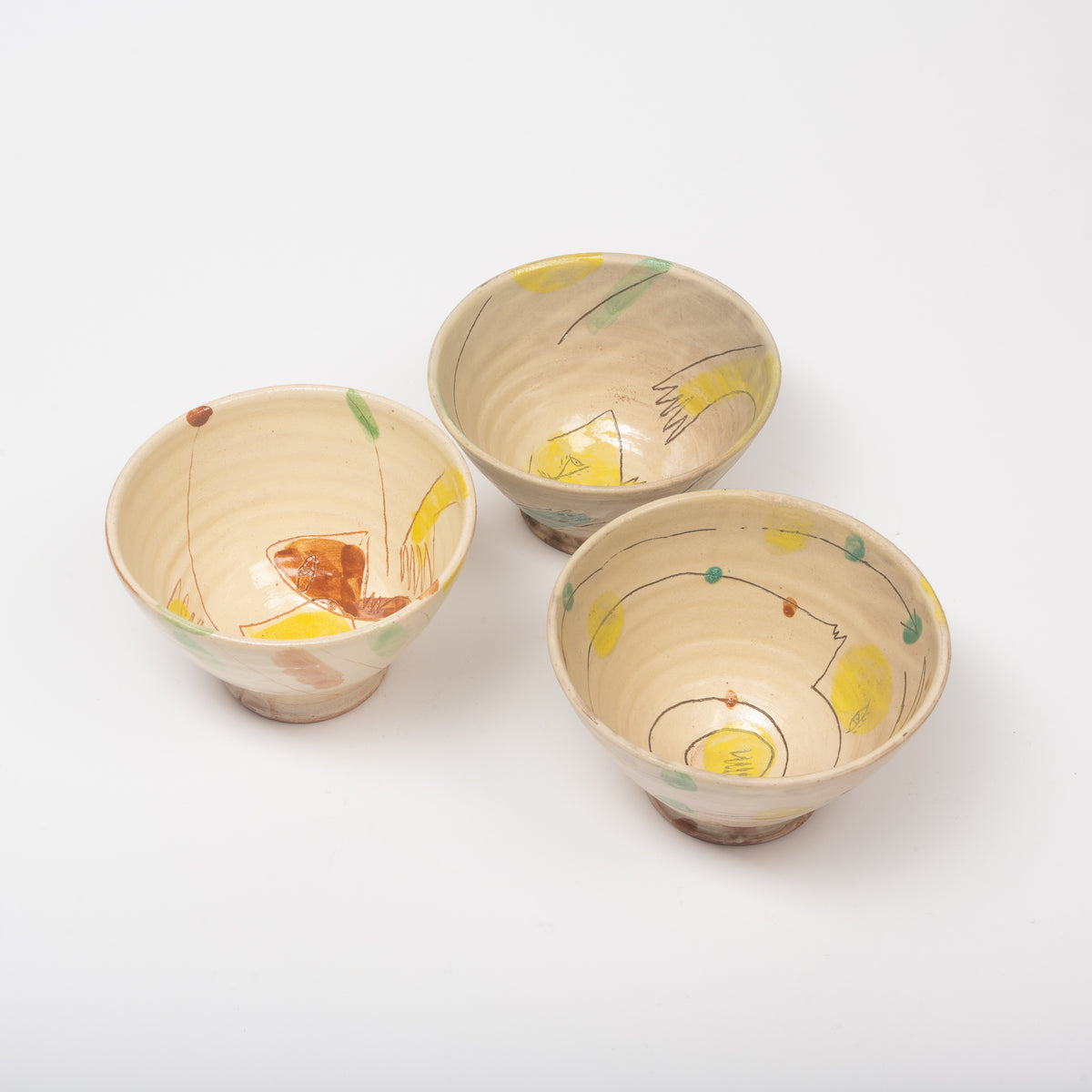 Muesli bowls, hand painted