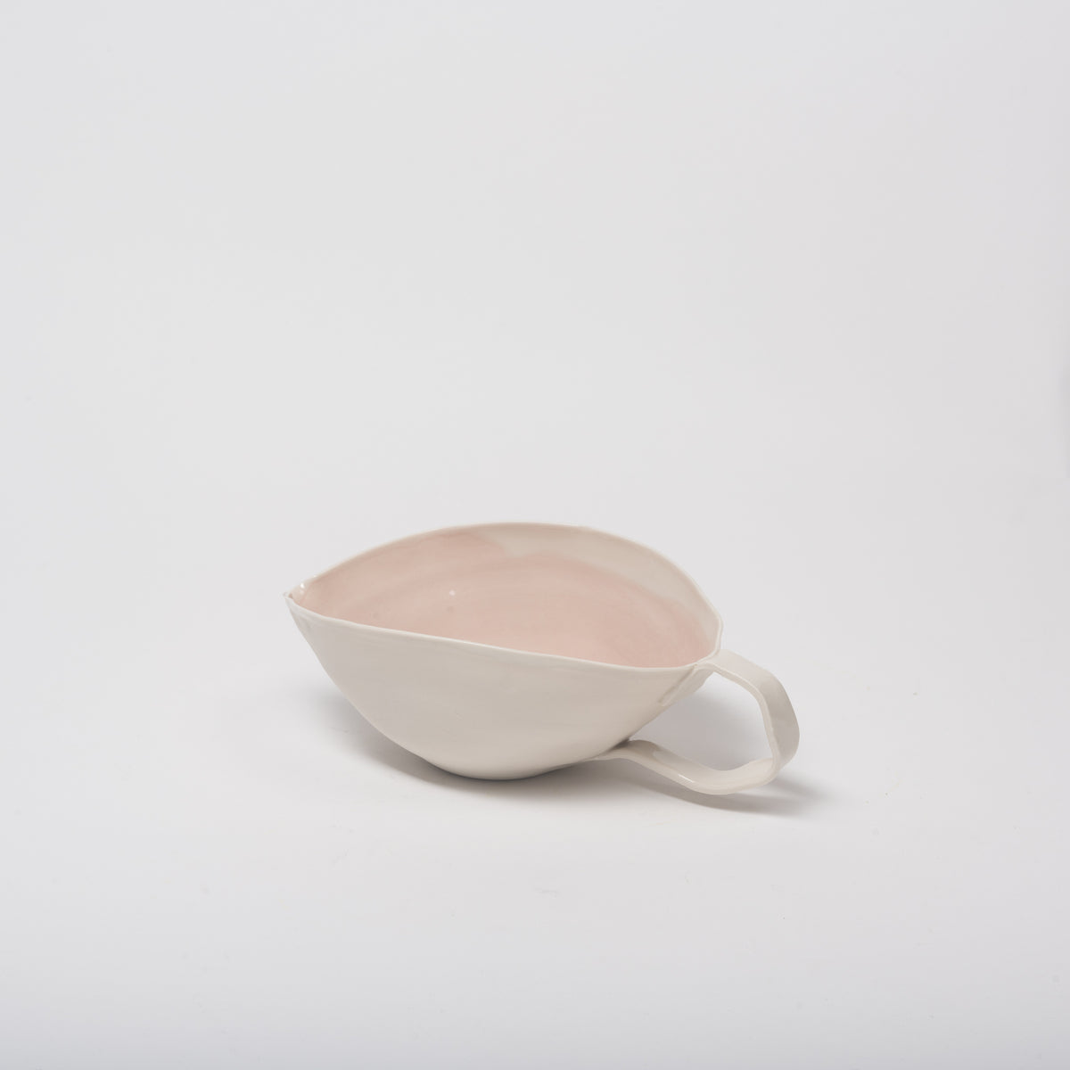 Soft Jug, Saucier aus Porzellan