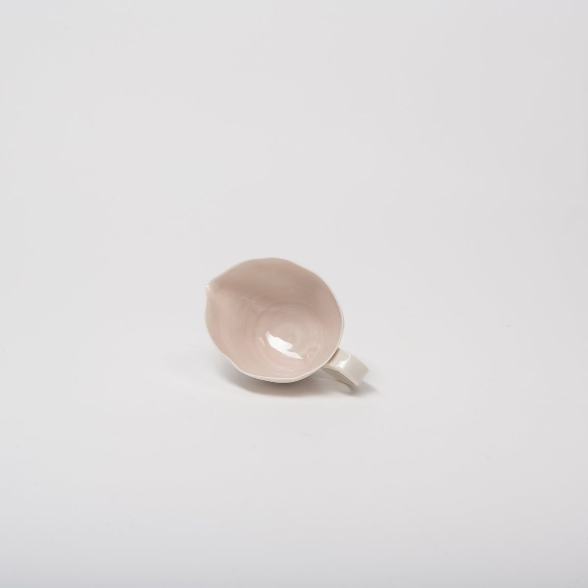 Soft Jug, Saucier aus Porzellan