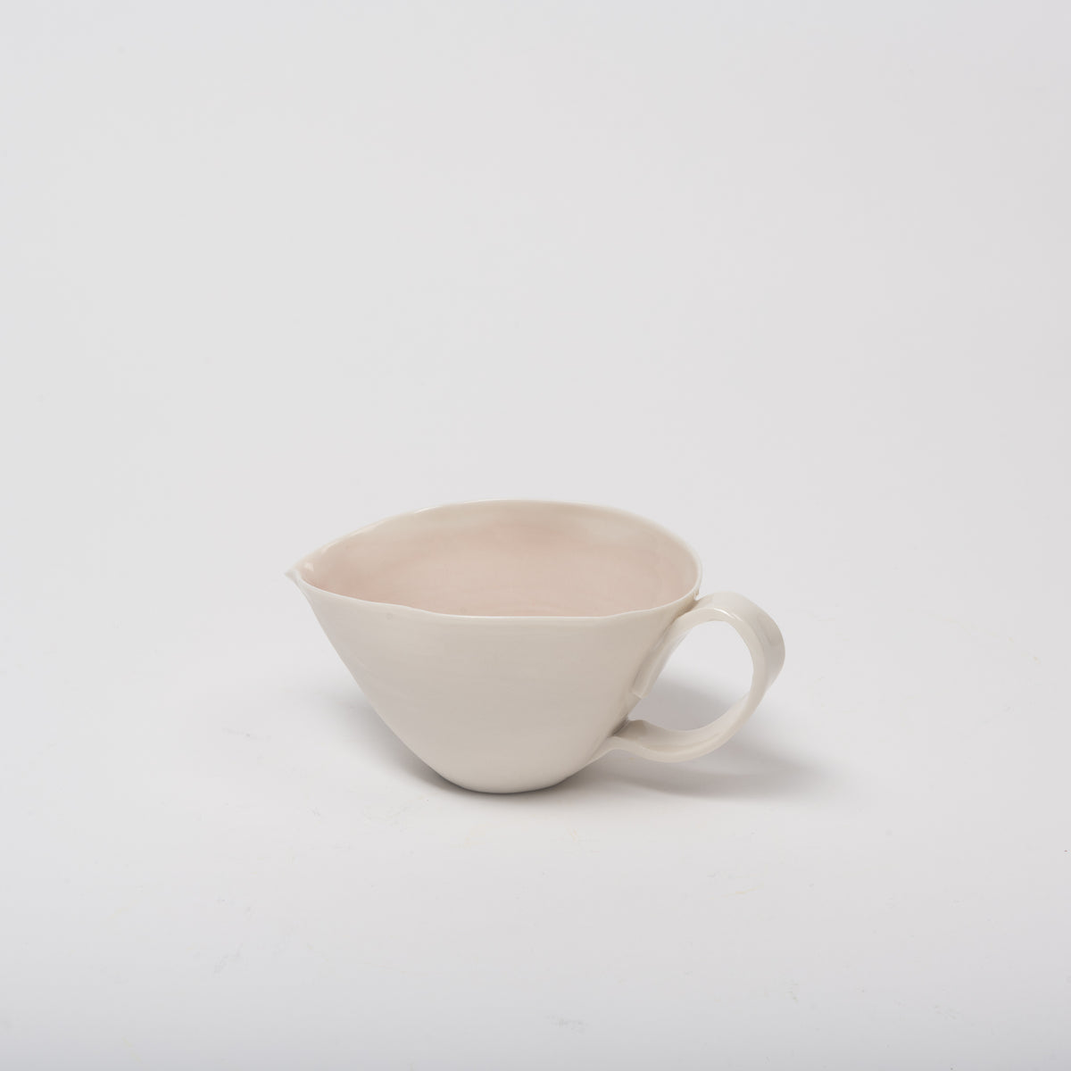 Soft Jug, Saucier aus Porzellan