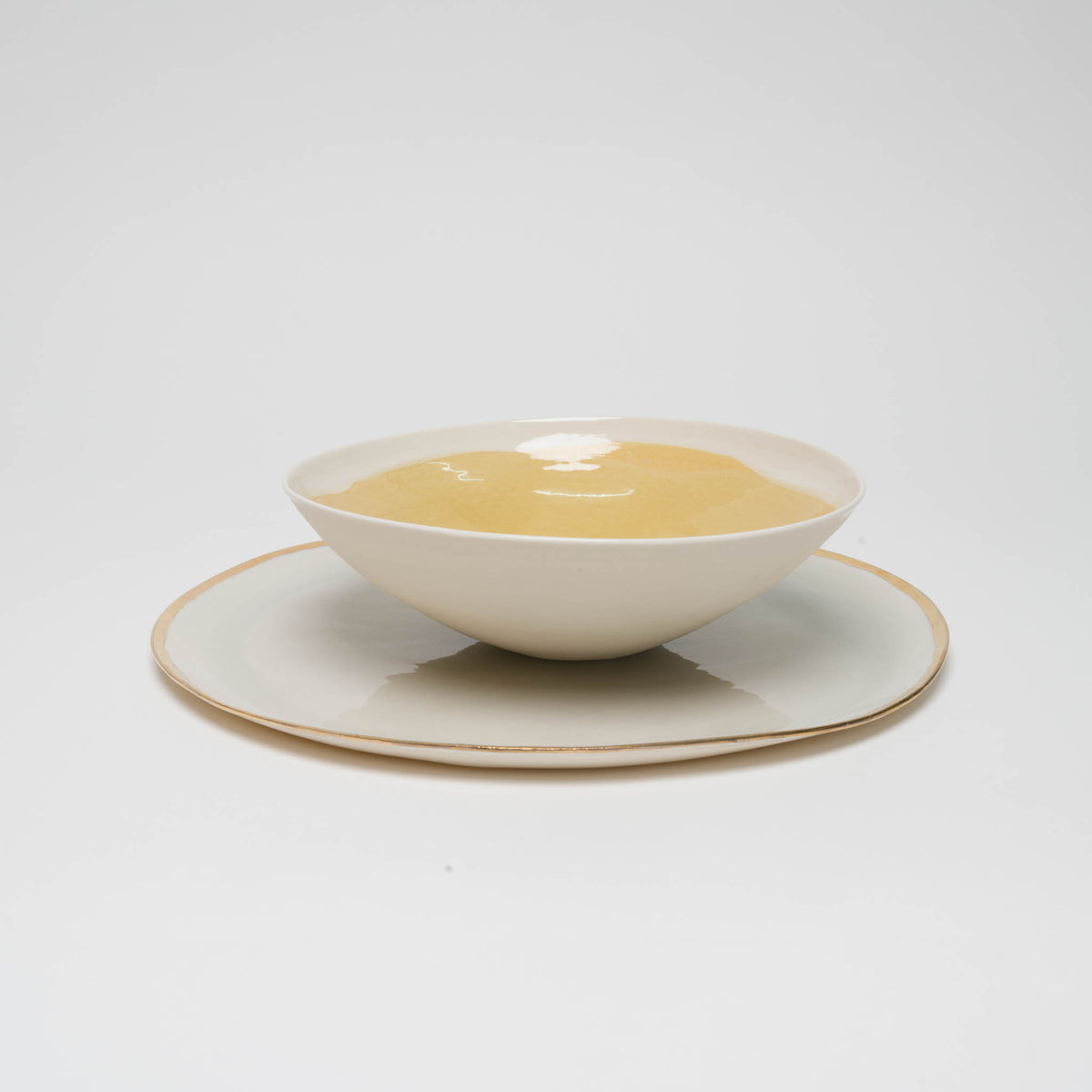 Flared Bowl D22 mustard C8