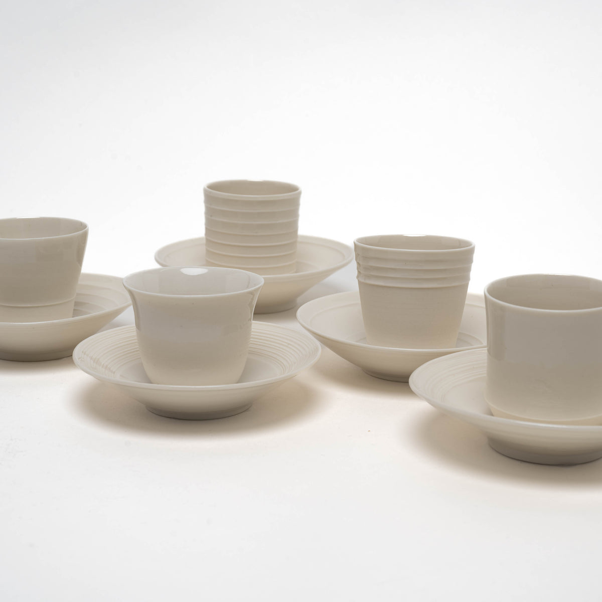 Saucier white Porcelain