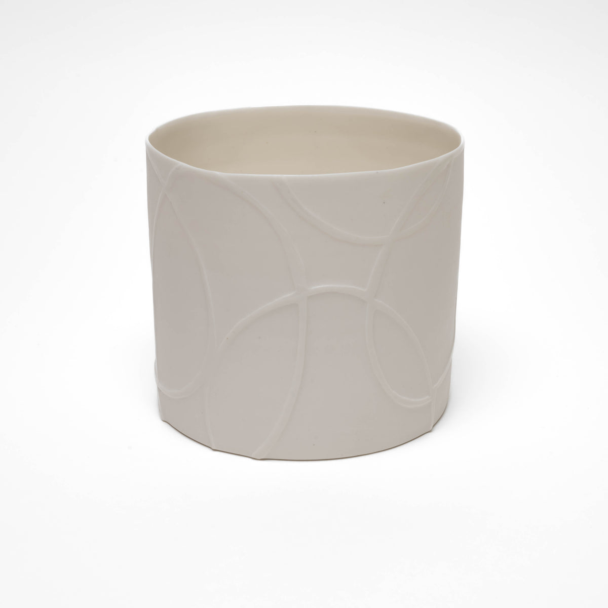 Porcelain bowl cylinder medium